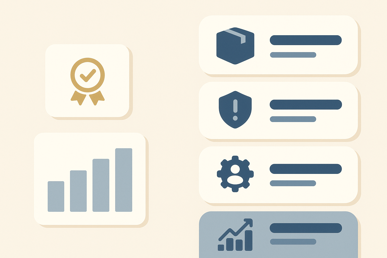Editorial illustration showing a certification badge shrinking in importance next to stronger proof like project delivery, troubleshooting, and shipped technical work