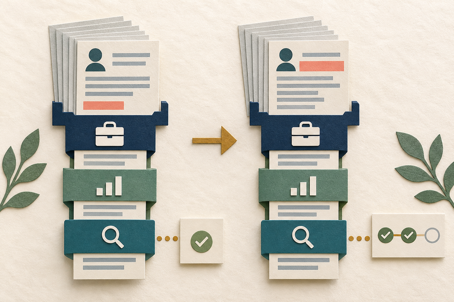 One highlighted variable changes across a comparable batch of applications while role family, level, and candidate evidence remain stable.