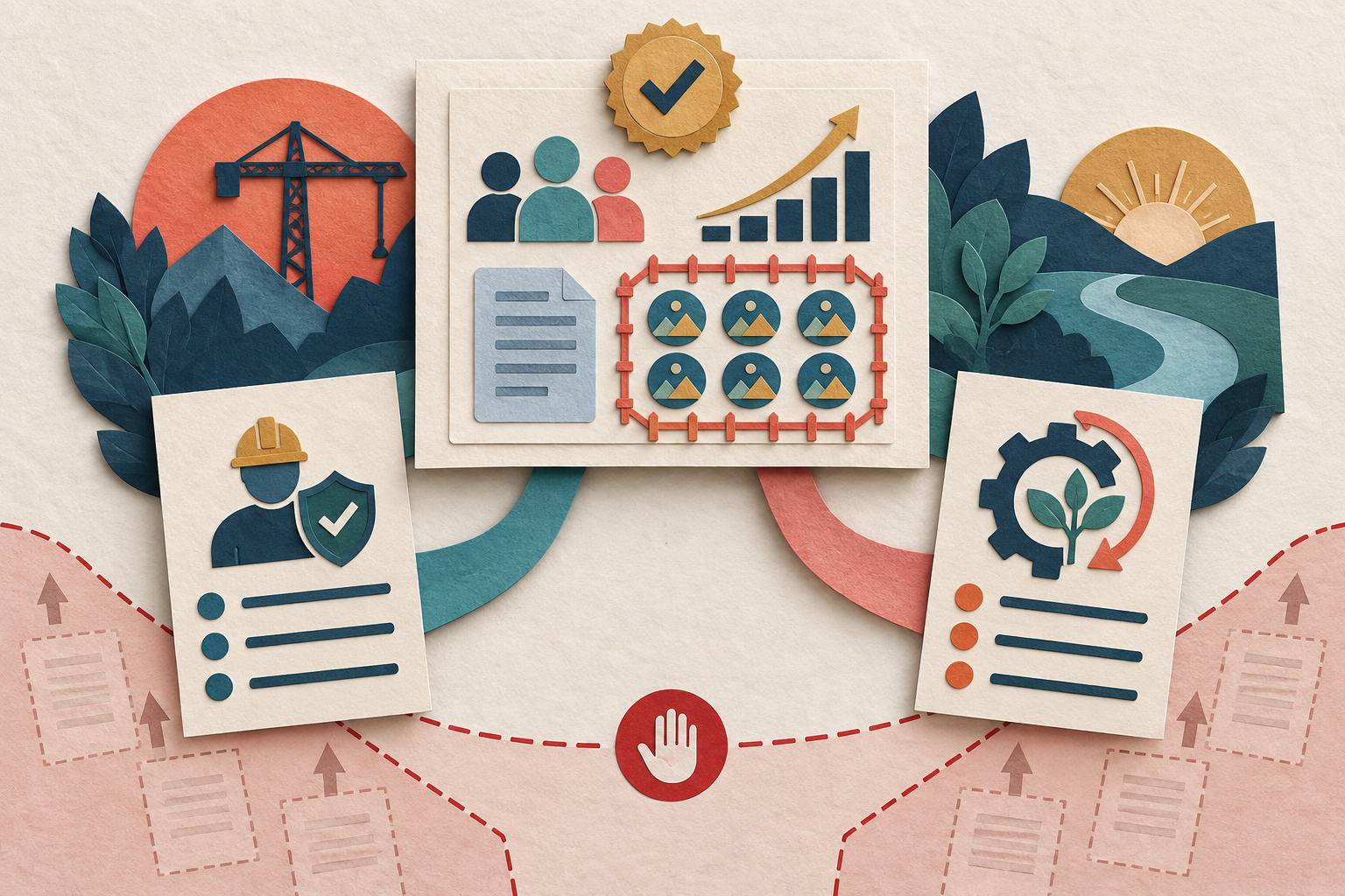 A verified paper evidence card branches into two tailored resume views while a marked boundary prevents the claims from expanding beyond their source.