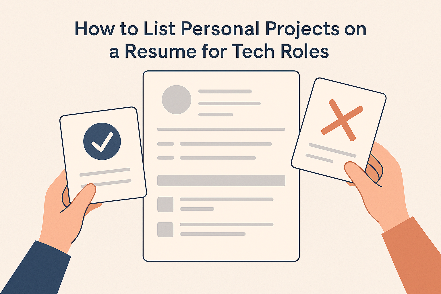 How to List Personal Projects on a Resume for Tech Roles